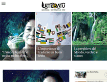 Tablet Screenshot of letteratu.it